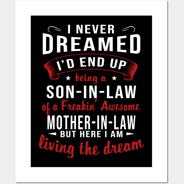 Son In Law Mother In Law Wall Art by xylalevans